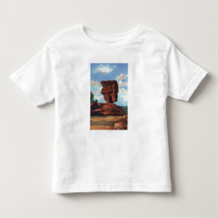 Spiess-Spitze, Colorado - ausgeglichener Felsen Kleinkind T-shirt