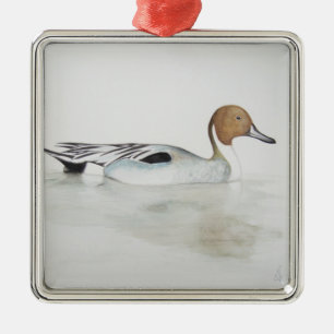 Spießenten-Ente 2011 Silbernes Ornament
