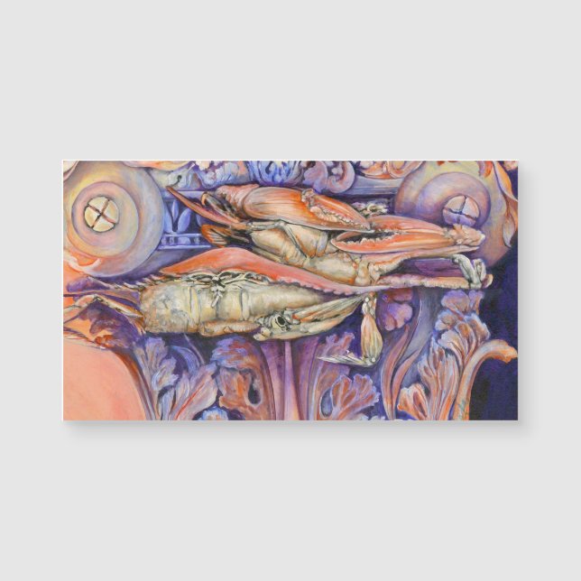 Spike and Curly Playing Tag Magnetkarte (Vorderseite)