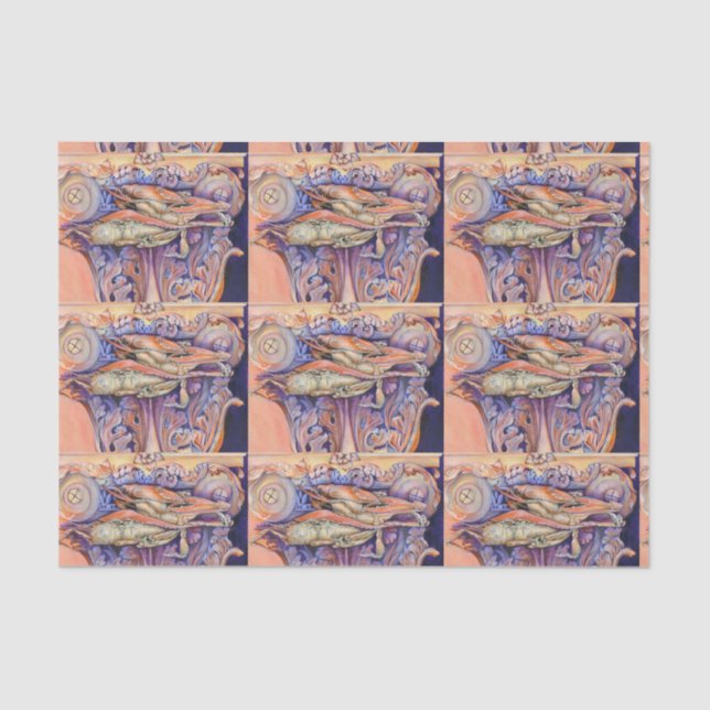 Spike and Curly Playing Tag Seidenpapier (Vorderseite)