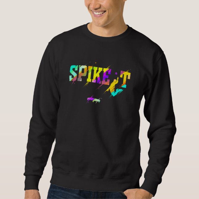 Spike It Roundnet Bounce Ball Team Sweatshirt (Vorderseite)