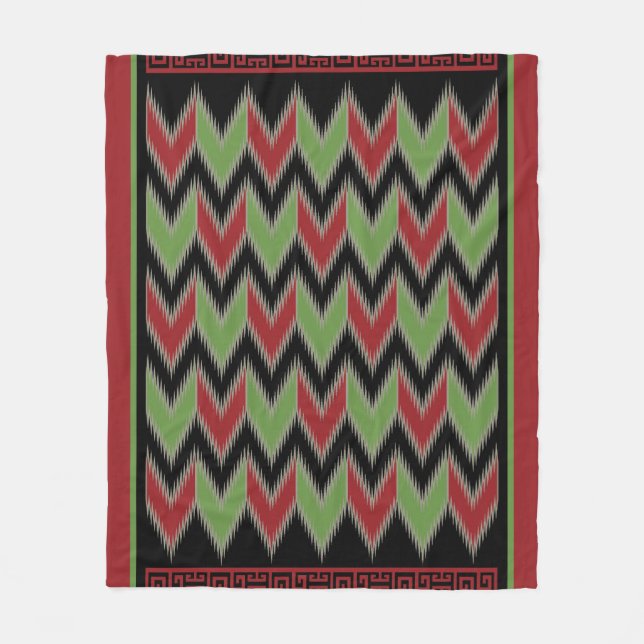 Spike Pattern 2 Fleecedecke (Vorderseite)