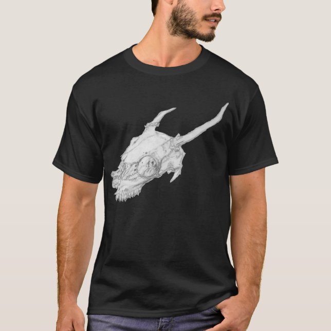 Spike-Reh-Skull-T - Shirt (Vorderseite)