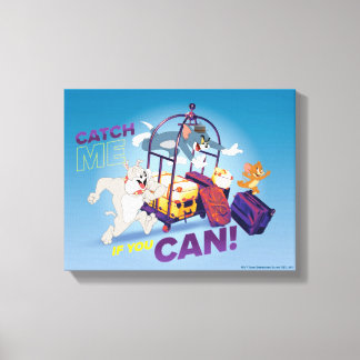 Spike, Tom & Jerry - Catch Me If You Can Leinwanddruck
