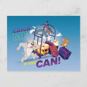 Spike, Tom & Jerry - Catch Me If You Can Postkarte