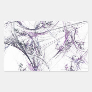 Spike Web Fraktal Background Rectangle Aufkleber