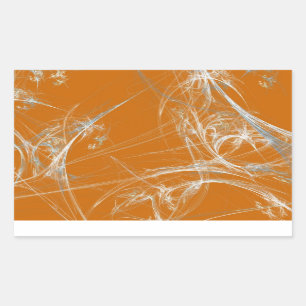 Spike Web Fraktal Background Rectangle Aufkleber