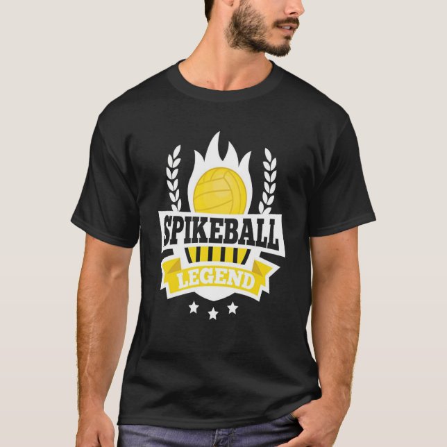 Spikeball Shirt-Legenden-Spieler-grafischer T-Shirt (Vorderseite)