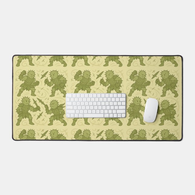 Spiked Plant Fighter  Schreibtischunterlage (Tastatur & Maus)