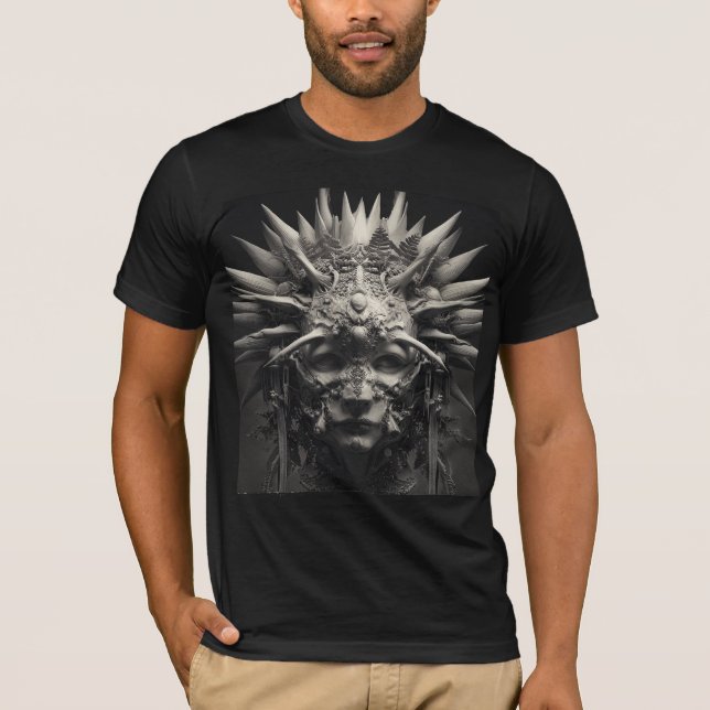 Spiked Punch - Gotische Kunst T-Shirt (Vorderseite)
