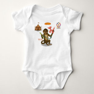 Spikes Ballonaffen-Magie Baby Strampler