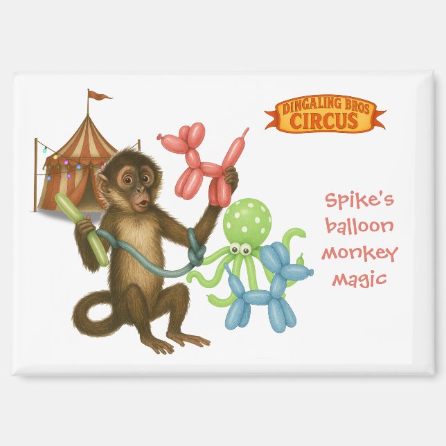 Spikes Ballonaffen-Magie Magnet (Vorderseite)