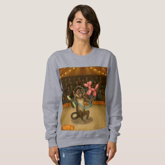 Spikes Ballonaffen-Magie Sweatshirt (Vorne ganz)