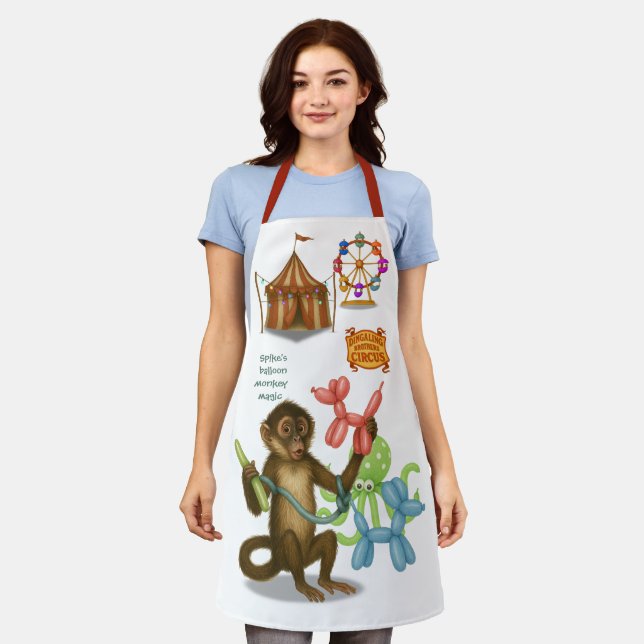 Spike's balloon monkey magic schürze (Getragen)