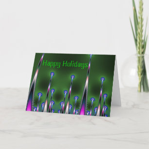 Spikes Happy Holidays Feiertagskarte
