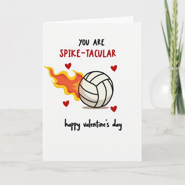 Spiketacular Valentinskarte Karte (Vorderseite)