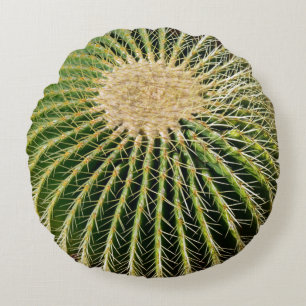 Spikey Look Cactus Cushion Rundes Kissen