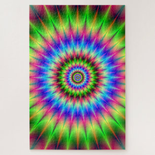 Spiky Color Explosion Puzzle