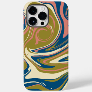 Spill - Blau, Olivgrün, Rosa und Creme Case-Mate iPhone 14 Pro Max Hülle