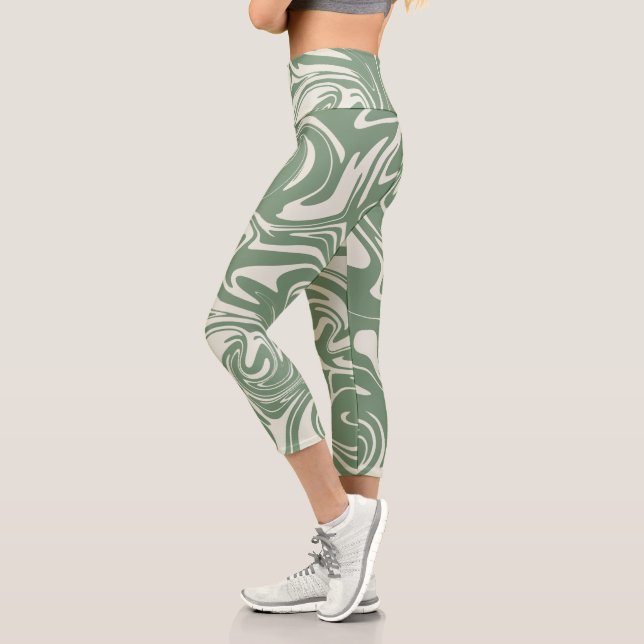 Spill - Grün Capri Leggings (Links)