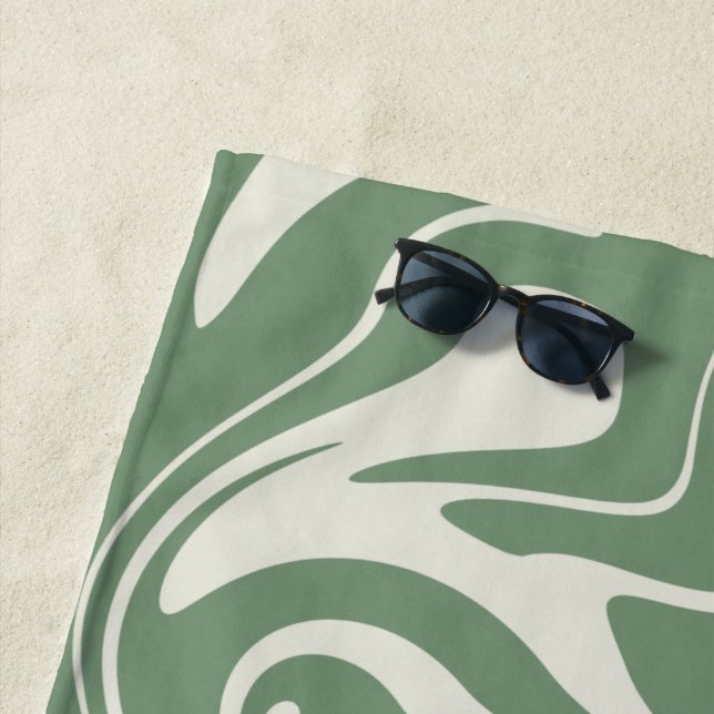 Spill - Grün Strandtuch (Beispiel)