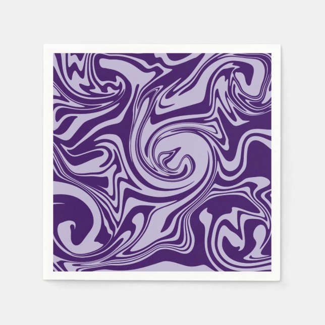 Spill - Lila Serviette (Vorderseite)