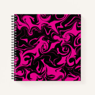 Spill - Magenta und Schwarz Notizbuch