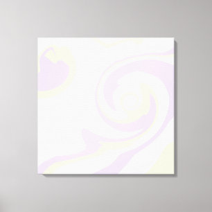 Spill - Pastellrosa, Gelb und Lila Leinwanddruck