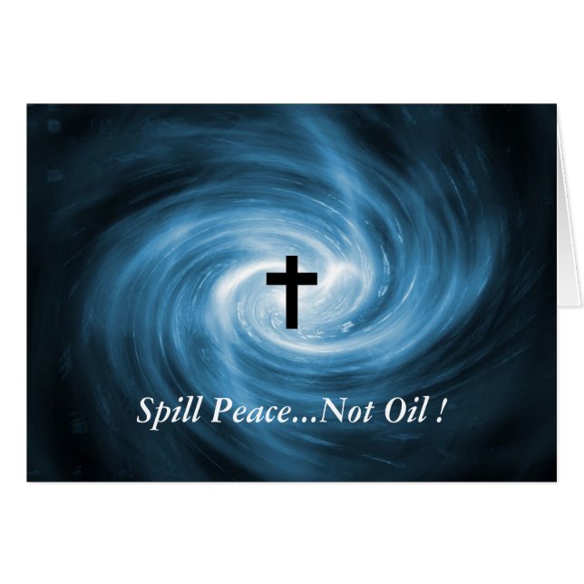 Spill Peace.. kein Öl (Vorderseite (Horizontal))