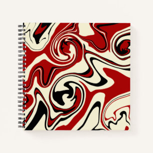 Spill - Red & Cream Notizbuch