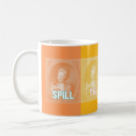 "Spill the Tea Sis" (Vintage Portrait Pop Kunst) Kaffeetasse