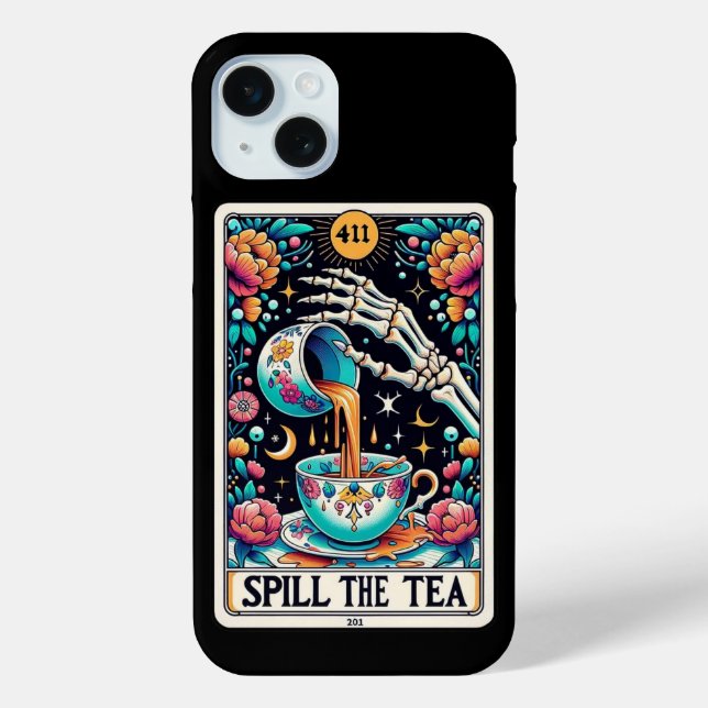 Spill the Tee Tarot Card Collection Case-Mate iPhone Hülle (Rückseite)