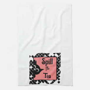Spill the Teeküche Handtuch