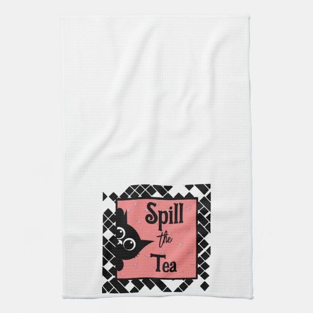 Spill the Teeküche Handtuch (Vertikal)