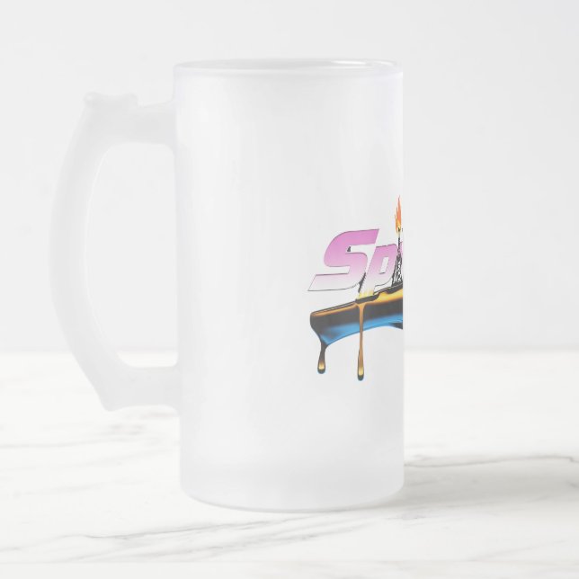 SpillLife Mattiert Glass Tasse - Cooles Aussehen. (Links)