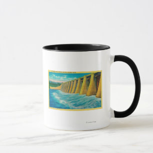 Spillway-Tore auf Bonneville-Verdammung Tasse