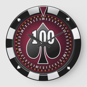 Spin-3-Wanduhren Große Wanduhr