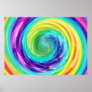 Spin 6 Print Poster