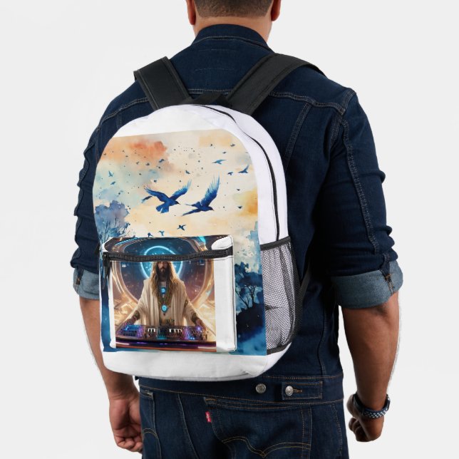 "Spin and Style: DJ Beats Design bag" Bedruckter Rucksack (Insitu (Modell))