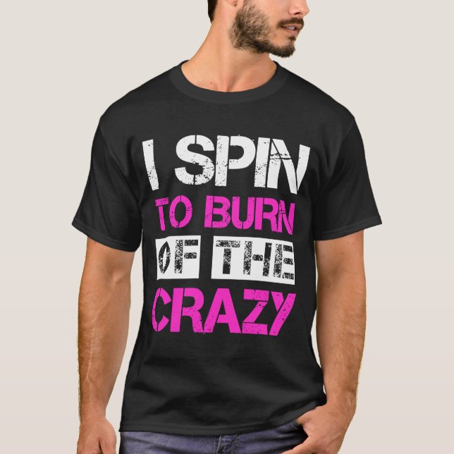 Spin Class Indoor Spinning T-Shirt (Vorderseite)