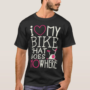 Spin Class Liebe My Bike Indoor Spinning Rad Wo T-Shirt