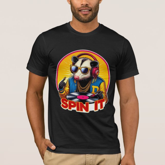 SPIN IT-OPOSSUM DJ 6 T-Shirt (Vorderseite)