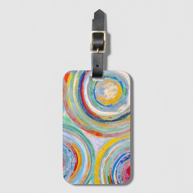 Spin Out Luggage Tag Gepäckanhänger (Vorderseite Vertikal)