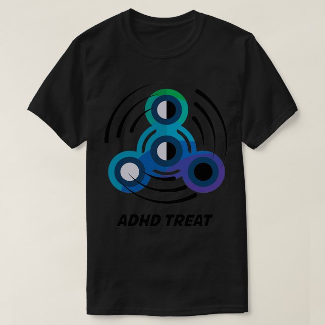Spin Storm Toy Hand Spinner ADHD Bewusstsein T-Shirt (Design vorne)