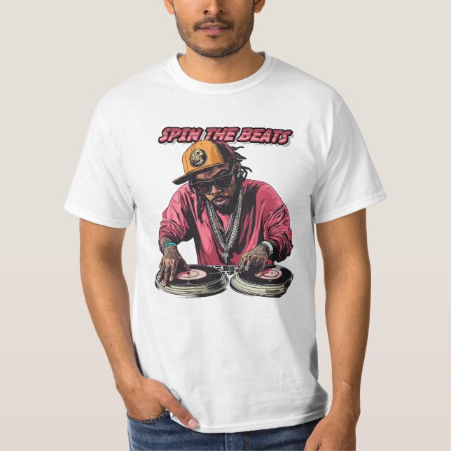 Spin the Beat T-Shirt (Vorderseite)