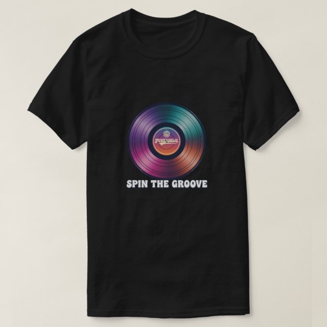 Spin the groove T-Shirt (Design vorne)