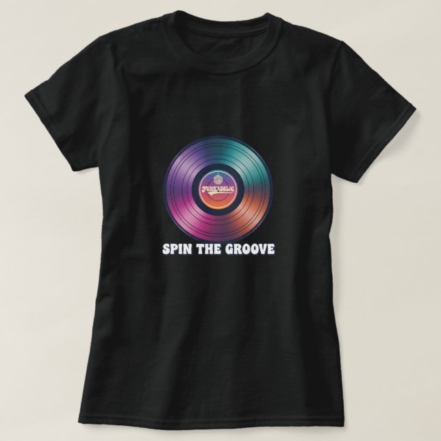 Spin the groove T-Shirt (Design vorne)