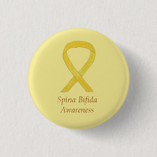 Spina Bifida Buttone Button