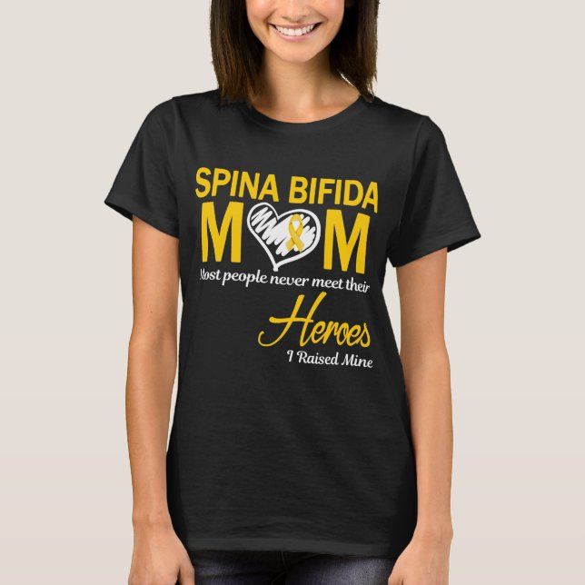 Spina Bifida Mama I Bergbau T-Shirt (Vorderseite)