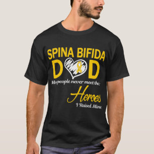 Spina Bifida Vater Ich zog meine auf T-Shirt
